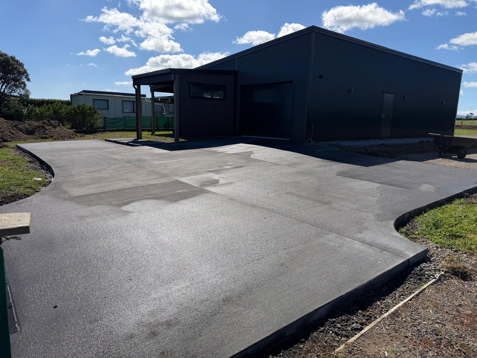Recently completed house floor